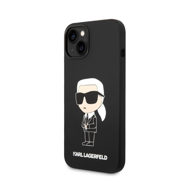 Karl Lagerfeld Silicone NFT Ikonik - Case for iPhone 14 Plus (Black) - 2