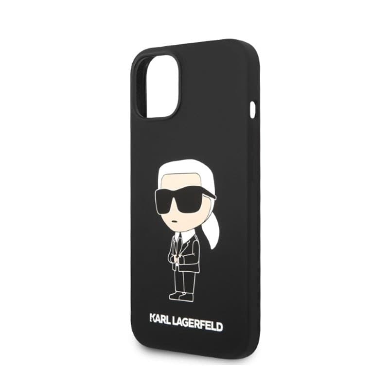 Karl Lagerfeld Silicone NFT Ikonik - Case for iPhone 14 Plus (Black) - 6
