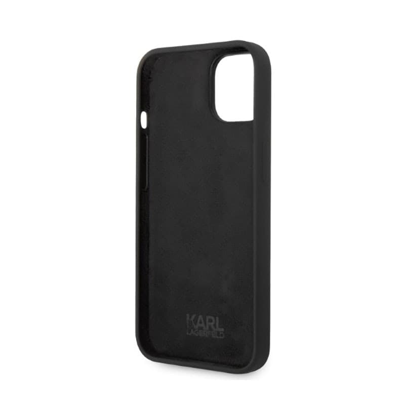 Karl Lagerfeld Silicone NFT Ikonik - Case for iPhone 14 Plus (Black) - 7
