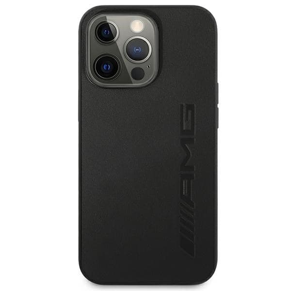 AMG Leather Hot Stamped - Case for iPhone 14 Pro (Black) - 3