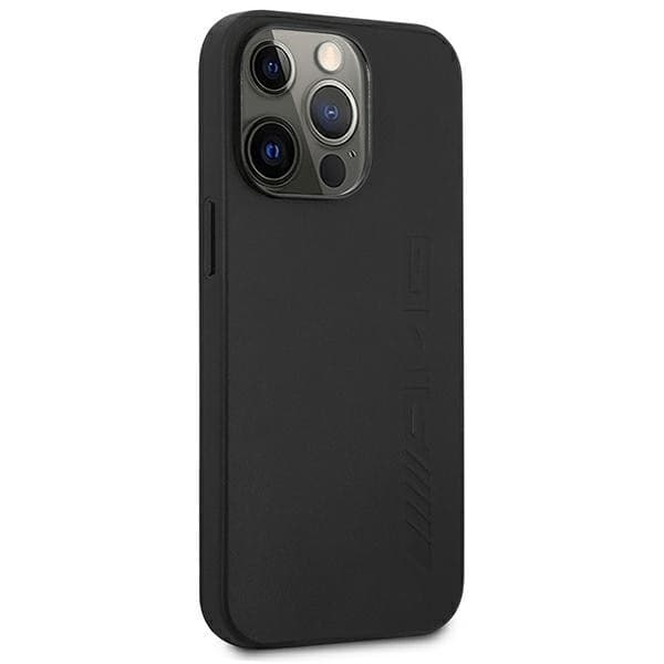 AMG Leather Hot Stamped - Case for iPhone 14 Pro (Black) - 4