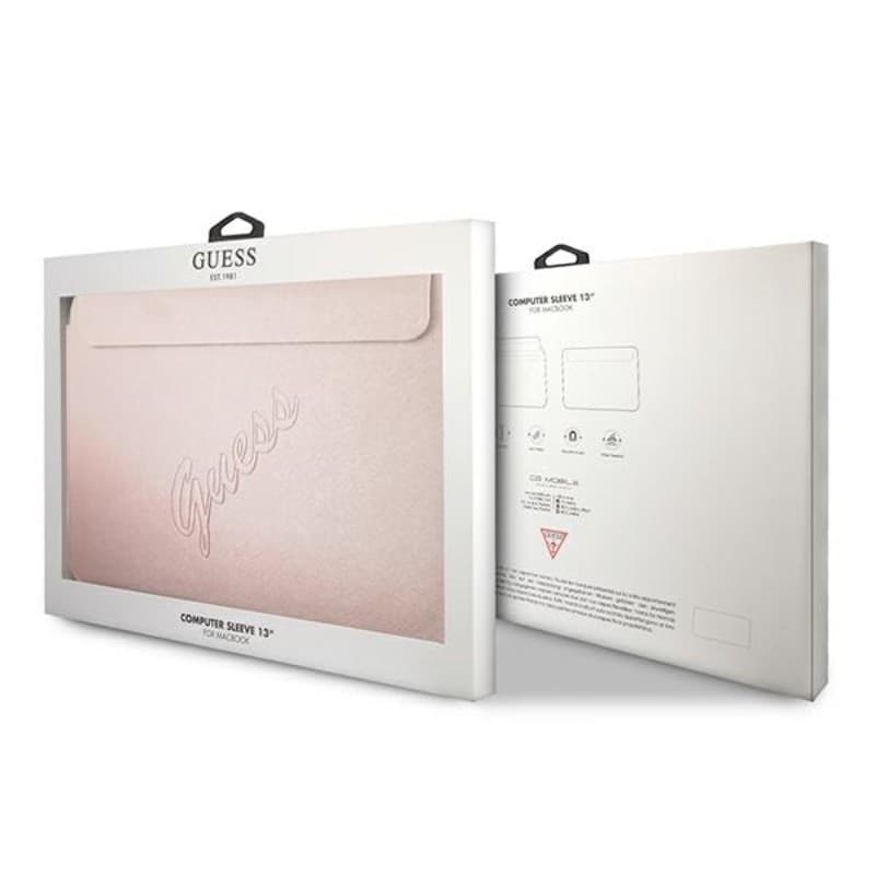 Guess Saffiano Script Computer Sleeve - Notebook case 13 "(pink) - 5