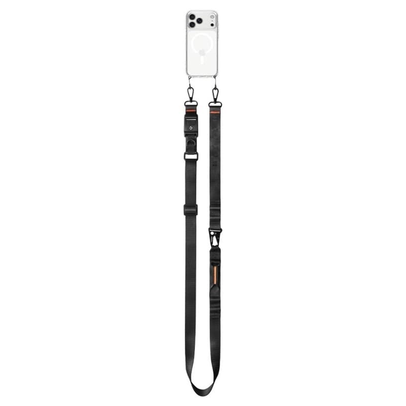 Spigen DA30M Lanyard Strap Crossbody - Universal Phone Strap / Lanyard (Black) - 2