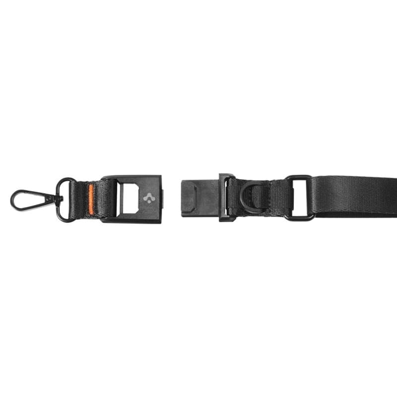 Spigen DA30M Lanyard Strap Crossbody - Universal Phone Strap / Lanyard (Black) - 8