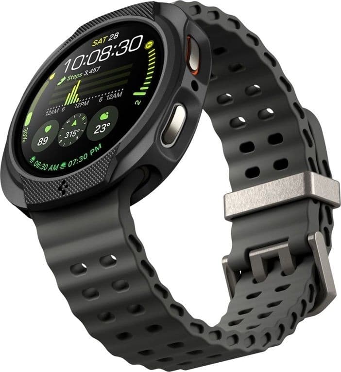 Spigen Liquid Air - Case for Samsung Galaxy Watch 8 44 mm (Matte Black) - 7
