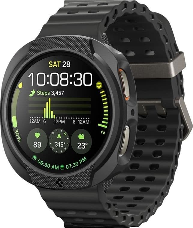 Spigen Liquid Air - Case for Samsung Galaxy Watch 8 44 mm (Matte Black) - 8