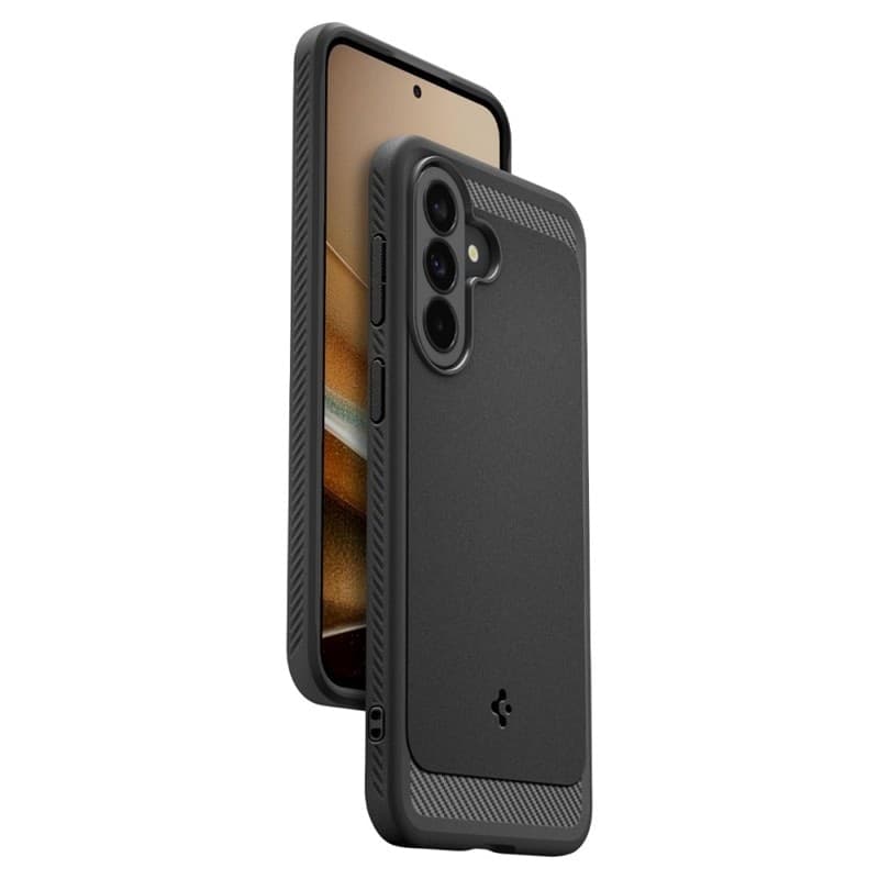 Spigen Rugged Armor - Custodia per Samsung Galaxy A37 5G (Nero opaco) - 9