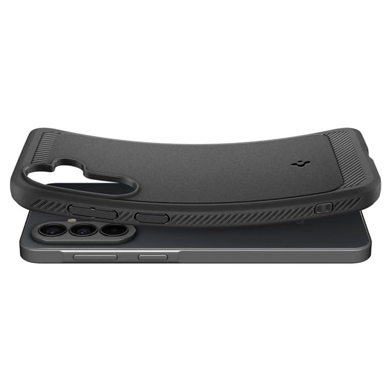 Spigen Rugged Armor - Custodia per Samsung Galaxy A37 5G (Nero opaco) - 10