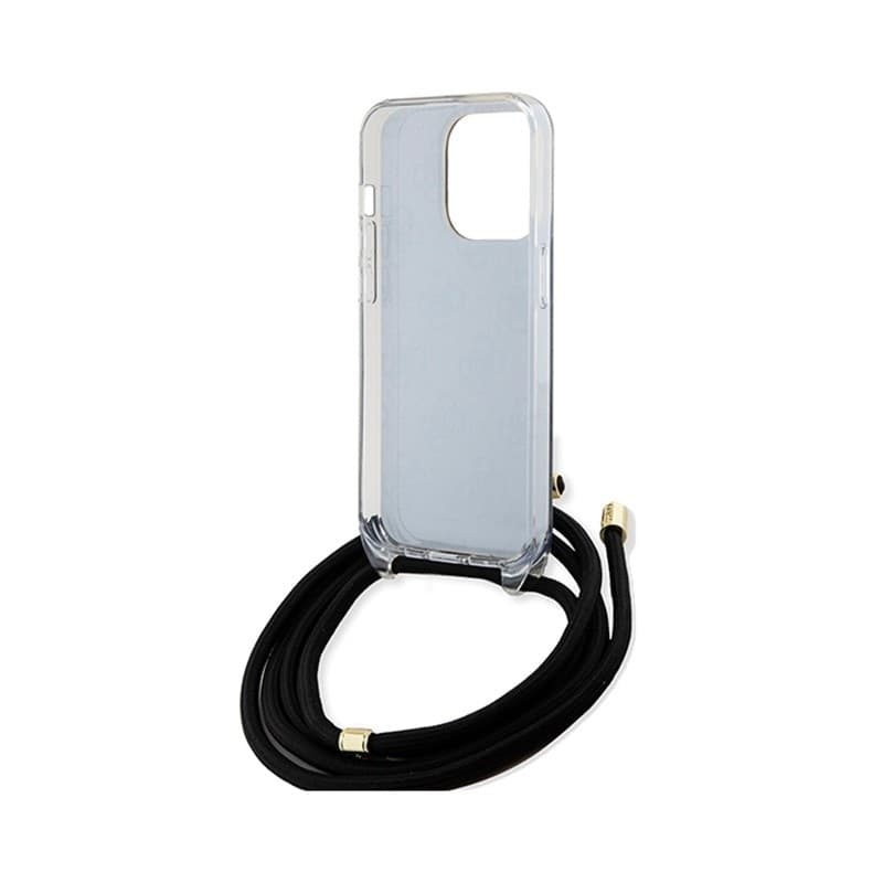 Guess Crossbody Cord 4G Print - iPhone 15 Pro Case (black) - 6
