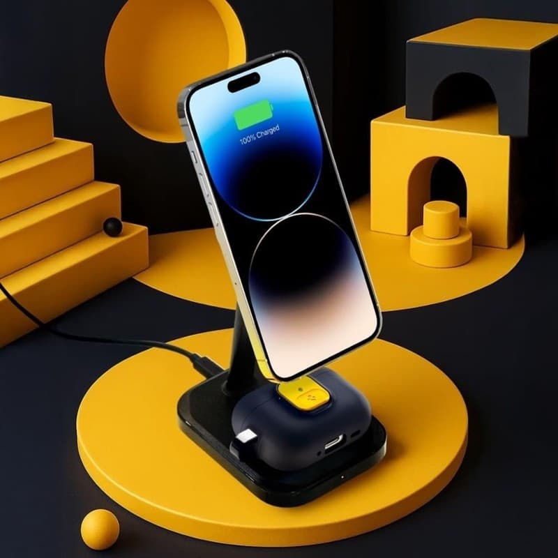 Spigen Nano Pop - Custodia per Apple AirPods Pro 3 (Mirtillo blu navy) - 2