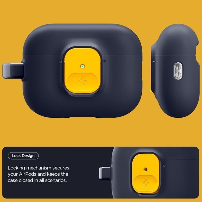 Spigen Nano Pop - Custodia per Apple AirPods Pro 3 (Mirtillo blu navy) - 4