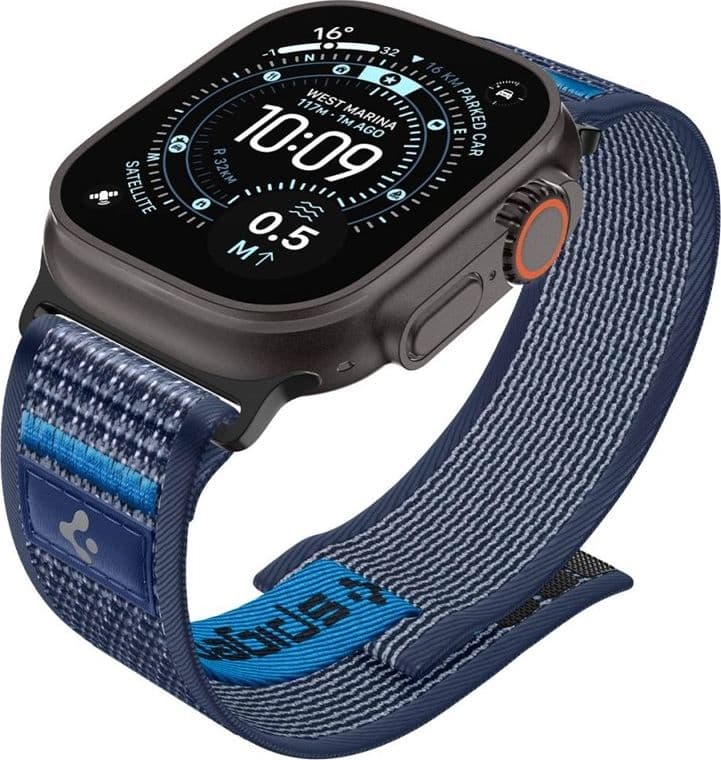 Cinturino Spigen Athlex Air 2 per Apple Watch 44/45/46/49 mm (Blu Navy Attivo) - 5