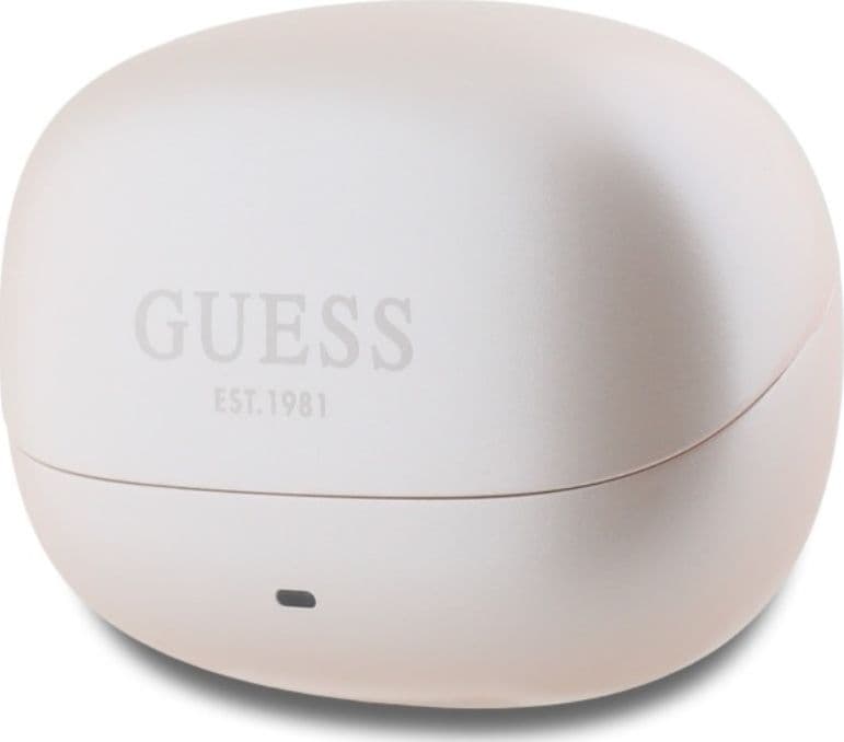 Guess Capsule Printed Logo - Bluetooth TWS ANC & ENC Earbuds + Charging Case (pink) - 3
