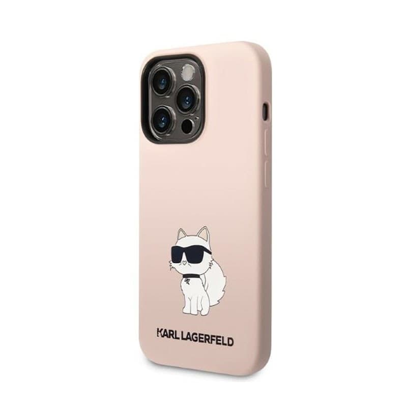 Karl Lagerfeld Silicone NFT Choupette - Case for iPhone 14 Pro (Pink) - 2