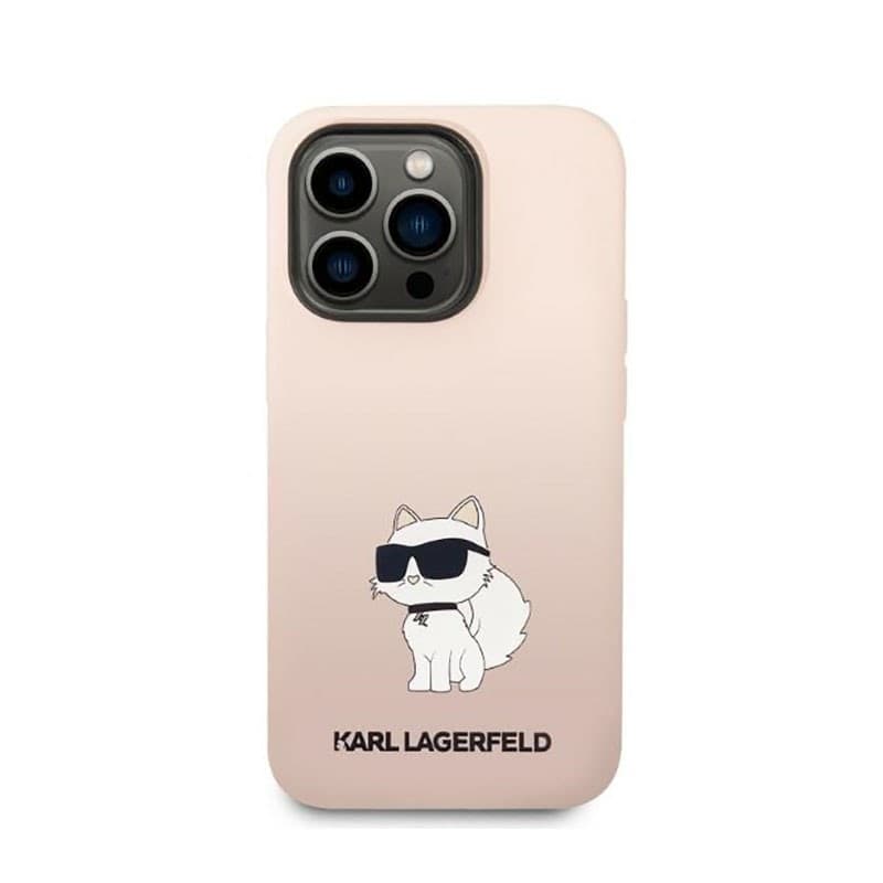 Karl Lagerfeld Silicone NFT Choupette - Case for iPhone 14 Pro (Pink) - 3