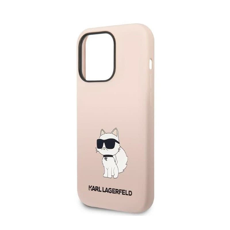 Karl Lagerfeld Silicone NFT Choupette - Case for iPhone 14 Pro (Pink) - 6