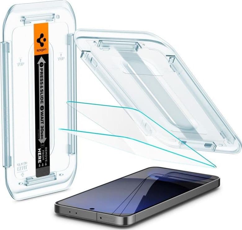 Spigen GLAS.TR EZ FIT 2-Pack - Tempered Glass for Samsung Galaxy A56 5G / S24 FE (2 pieces) - 8
