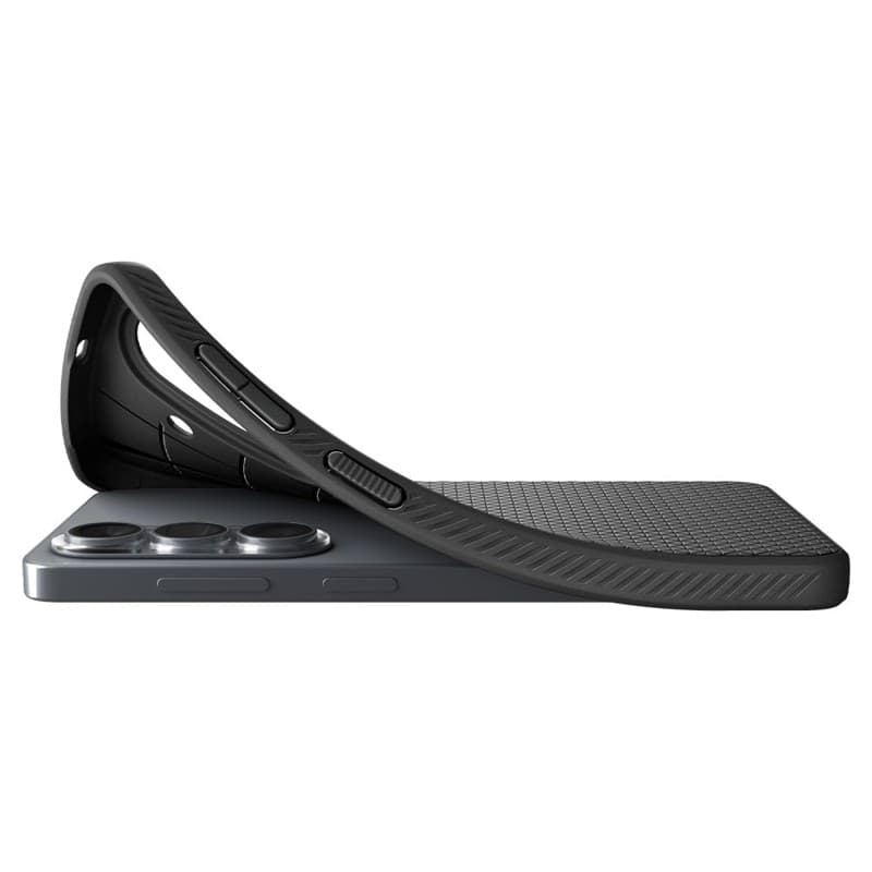 Spigen Liquid Air - Custodia per Samsung Galaxy S26+ (nero opaco) - 3