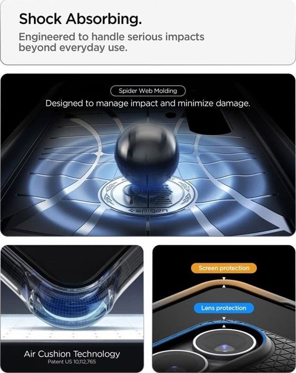 Spigen Liquid Air - Custodia per Samsung Galaxy S26+ (nero opaco) - 9