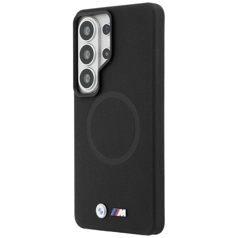 Custodia MagSafe con logo in metallo BMW M per Samsung Galaxy S26 Ultra (nera) - 2