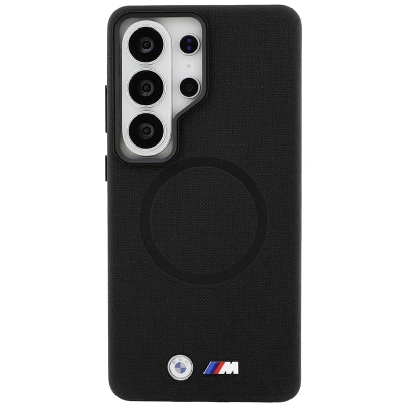 Custodia MagSafe con logo in metallo BMW M per Samsung Galaxy S26 Ultra (nera) - 3