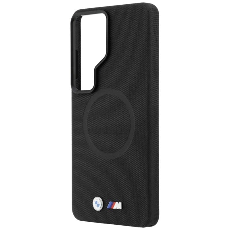 Custodia MagSafe con logo in metallo BMW M per Samsung Galaxy S26 Ultra (nera) - 6