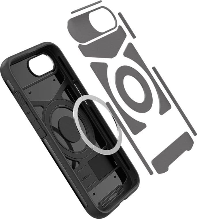 Spigen Slim Armor Mag MagSafe - Custodia per iPhone 17e / 16e (Nero) - 9