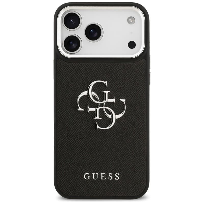 Guess Grained Big 4G Classic Logo - Case iPhone 17 Pro Max (black) - 3