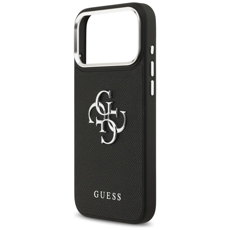 Guess Grained Big 4G Classic Logo - Case iPhone 17 Pro Max (black) - 6