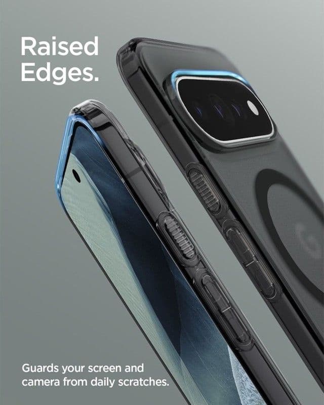 Spigen Ultra Hybrid Mag MagSafe - Custodia per Google Pixel 11 Pro (Nero Ghiaccio) - 10
