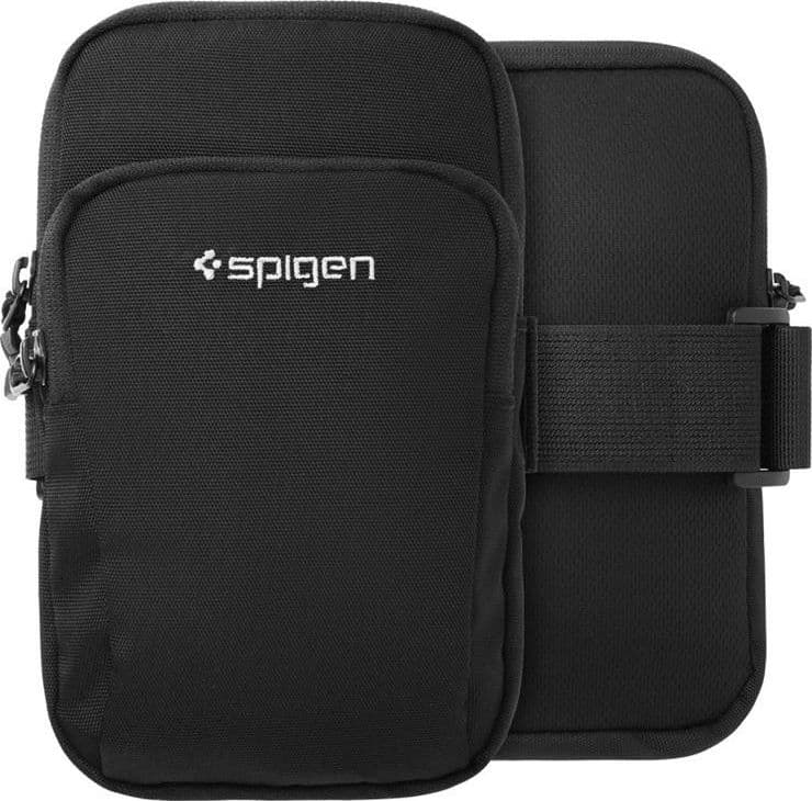Spigen A702 Dynamic Shield Armband - Case / Sports Armband for Smartphone up to 6.9" (Black) - 2