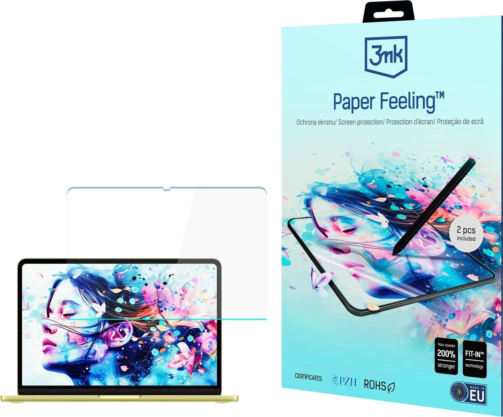 Pellicola protettiva 3mk effetto carta per Apple MacBook Neo (A18 Pro)