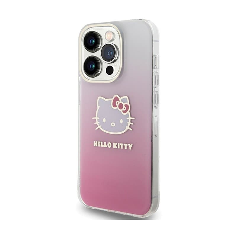 Hello Kitty IML Gradient Electrop Kitty Head - iPhone 15 Pro Max Case (pink) - 2