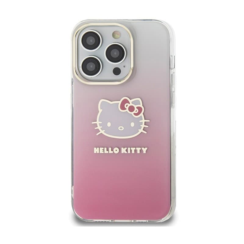 Hello Kitty IML Gradient Electrop Kitty Head - iPhone 15 Pro Max Case (pink) - 3
