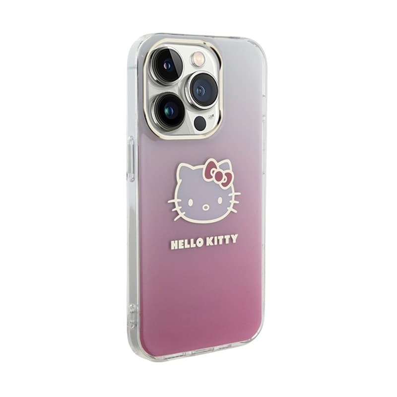 Hello Kitty IML Gradient Electrop Kitty Head - iPhone 15 Pro Max Case (pink) - 4