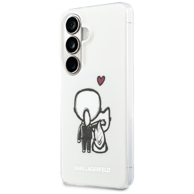Karl Lagerfeld IML Karl & Choupette MagSafe - Custodia per Samsung Galaxy S26 (trasparente) - 2