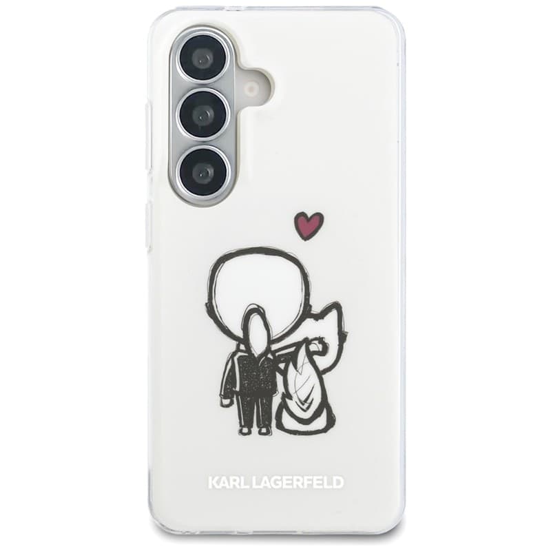 Karl Lagerfeld IML Karl & Choupette MagSafe - Custodia per Samsung Galaxy S26 (trasparente) - 3