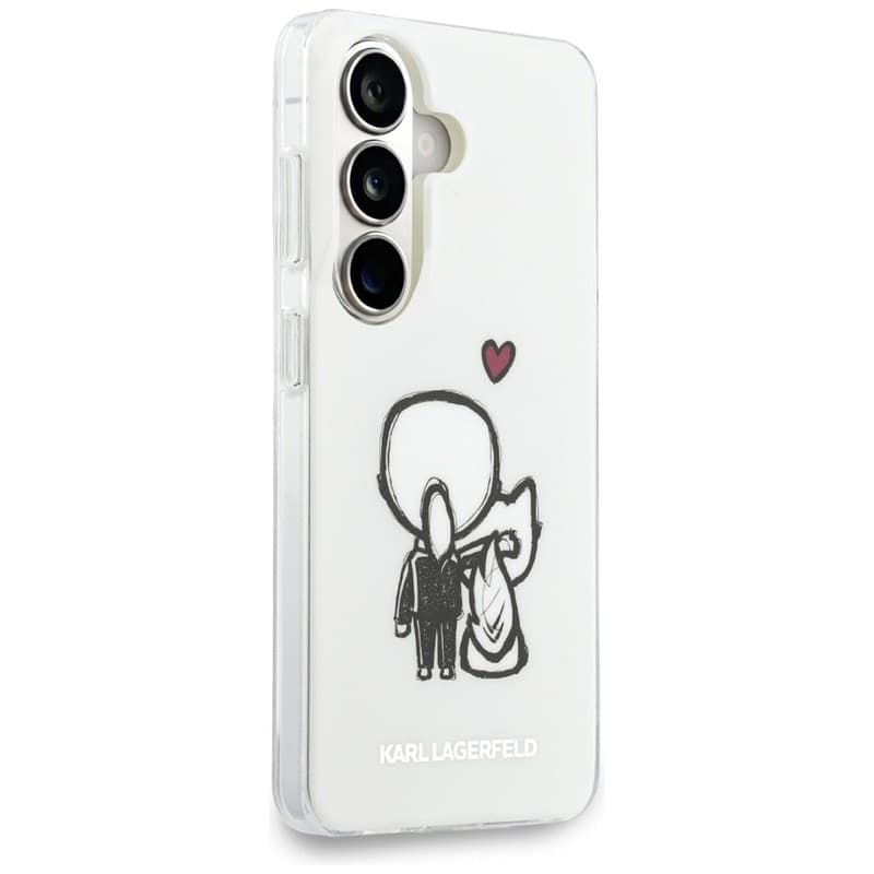 Karl Lagerfeld IML Karl & Choupette MagSafe - Custodia per Samsung Galaxy S26 (trasparente) - 4