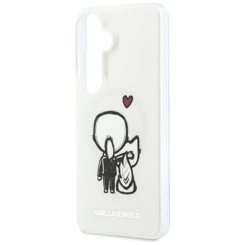 Karl Lagerfeld IML Karl & Choupette MagSafe - Custodia per Samsung Galaxy S26 (trasparente) - 6