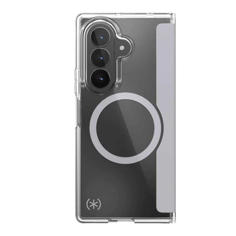 Speck Presidio Perfect-Clear Magnet - Custodia MagSafe Ultra per Samsung Galaxy Z Fold 8 (Trasparente) - 7