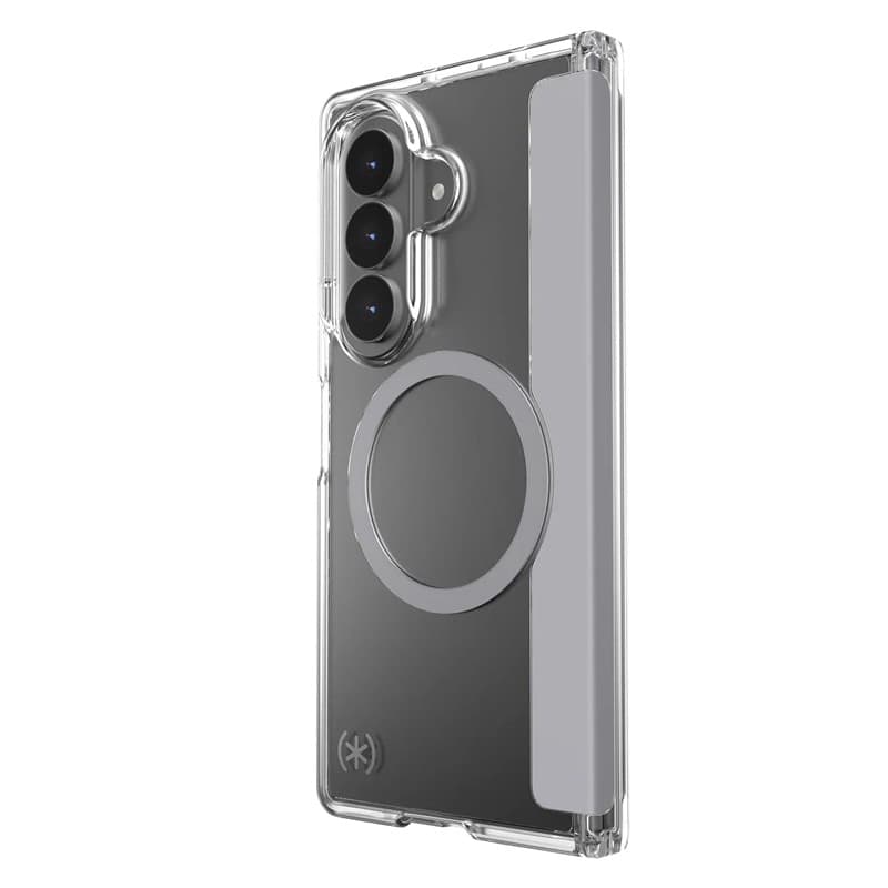 Speck Presidio Perfect-Clear Magnet - Custodia MagSafe Ultra per Samsung Galaxy Z Fold 8 (Trasparente) - 8