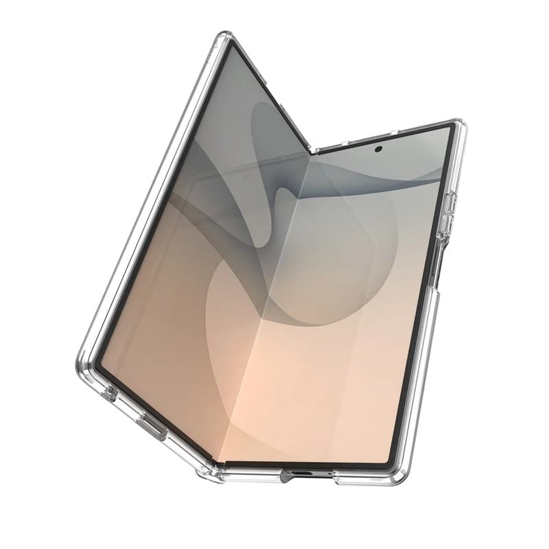 Speck Presidio Perfect-Clear Magnet - Custodia MagSafe Ultra per Samsung Galaxy Z Fold 8 (Trasparente) - 9