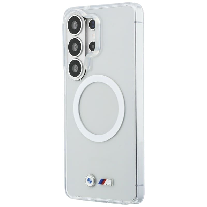 Custodia antiurto MagSafe con logo in metallo BMW IML per Samsung Galaxy S26 Ultra (trasparente) - 2