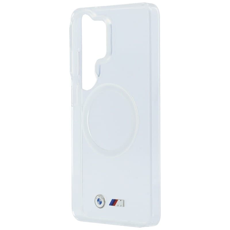 Custodia antiurto MagSafe con logo in metallo BMW IML per Samsung Galaxy S26 Ultra (trasparente) - 6
