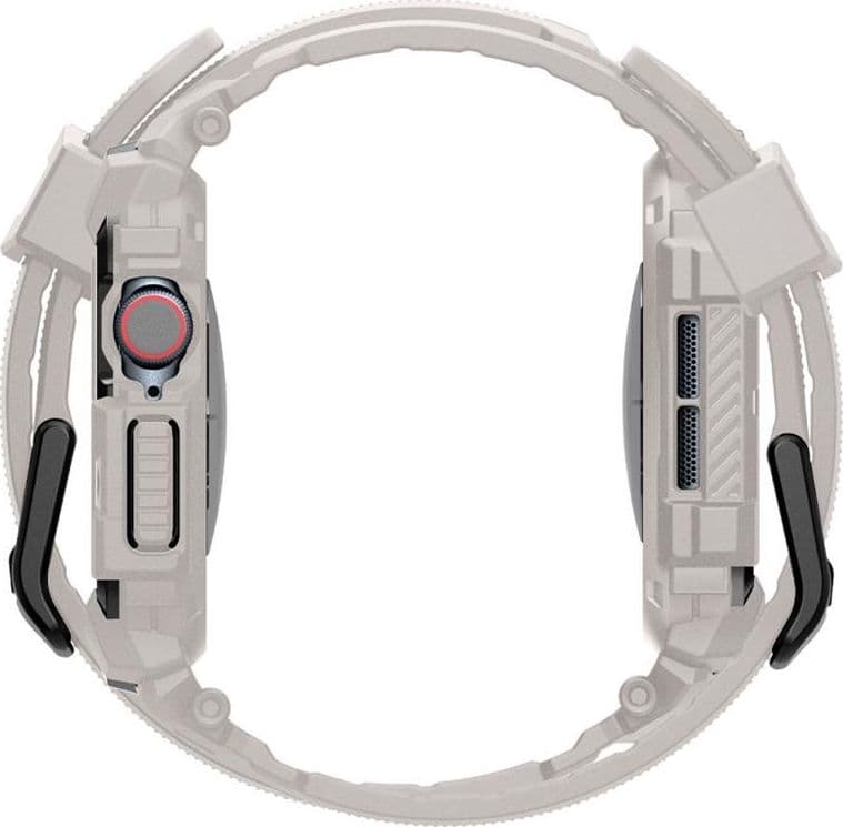 Spigen Rugged Armor Pro - Band with Case for Apple Watch 10 46 mm (Dune Beige) - 3