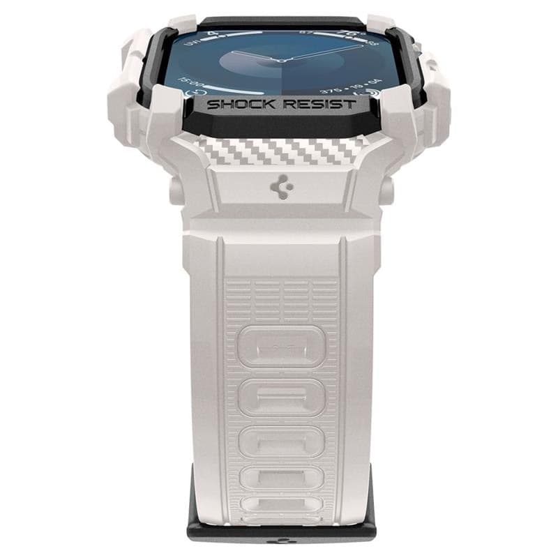 Spigen Rugged Armor Pro - Band with Case for Apple Watch 10 46 mm (Dune Beige) - 5