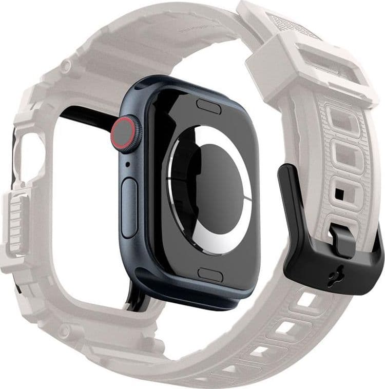 Spigen Rugged Armor Pro - Band with Case for Apple Watch 10 46 mm (Dune Beige) - 7