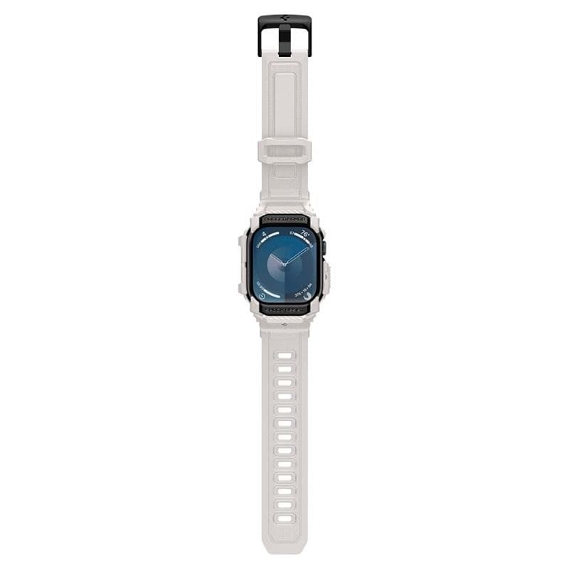 Spigen Rugged Armor Pro - Band with Case for Apple Watch 10 46 mm (Dune Beige) - 8
