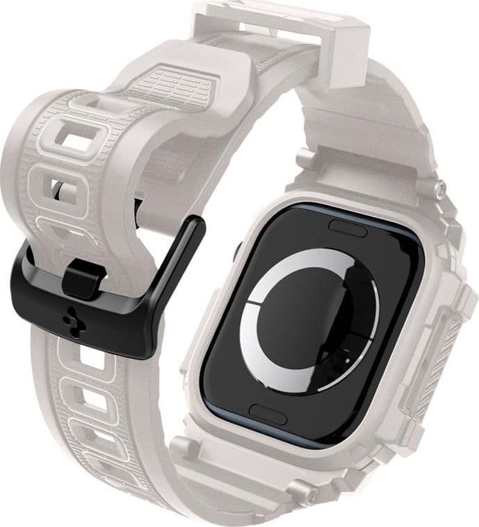 Spigen Rugged Armor Pro - Band with Case for Apple Watch 10 46 mm (Dune Beige) - 9