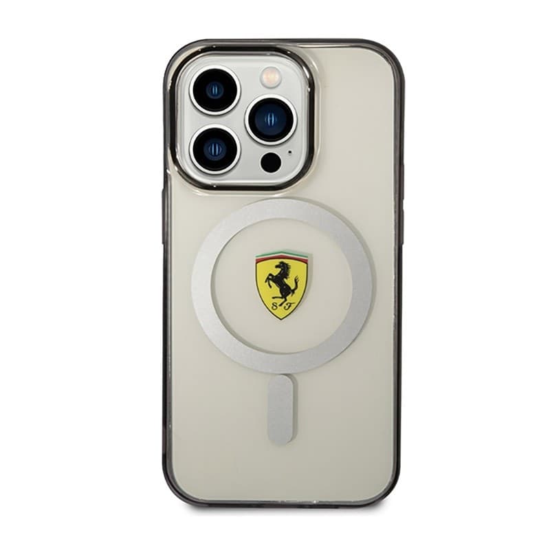 Ferrari Outline Magsafe - Case for iPhone 14 Pro Max (Transparent) - 3